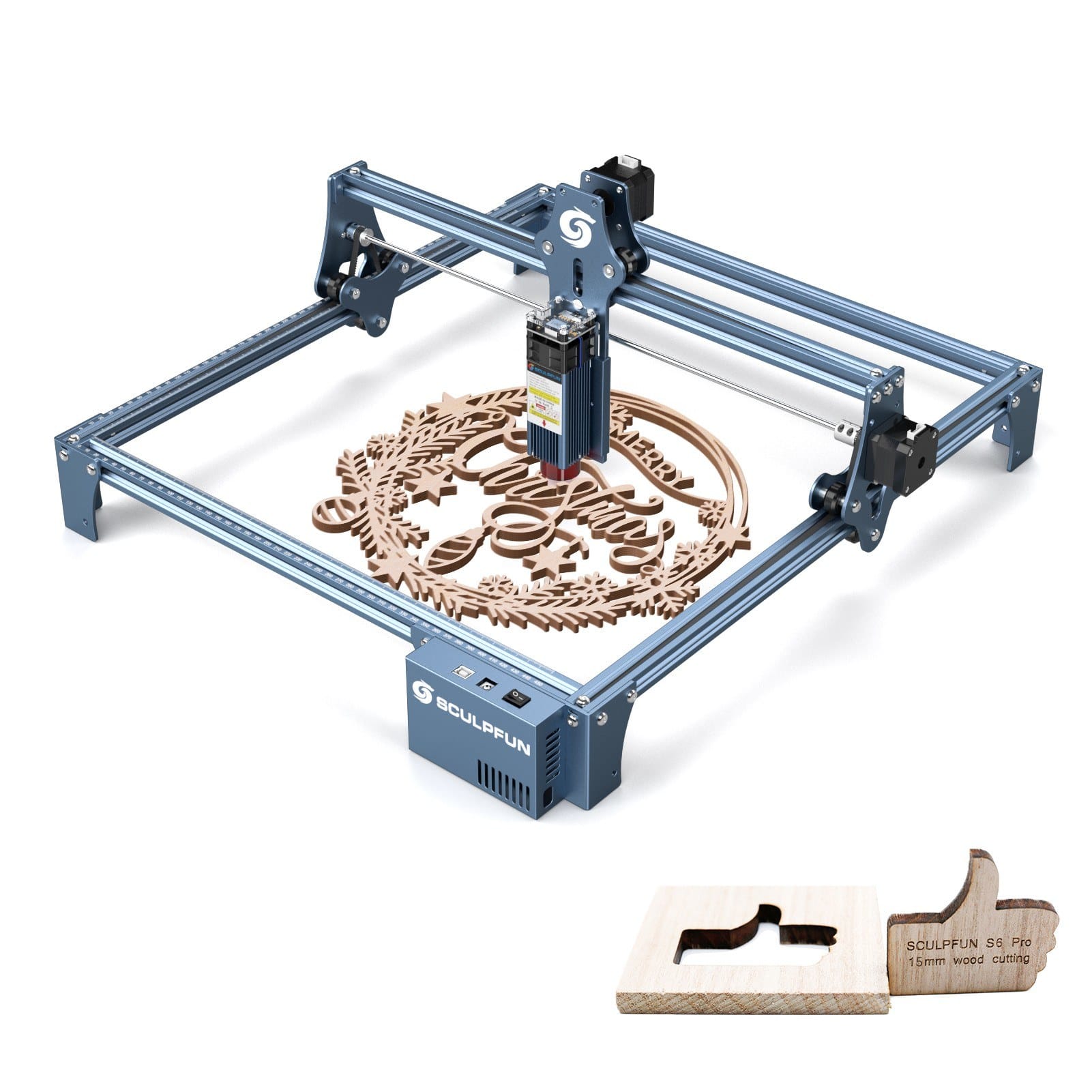 SCULPFUN G9: 2W Infrared & 10W Diode Dual Laser Engraver
