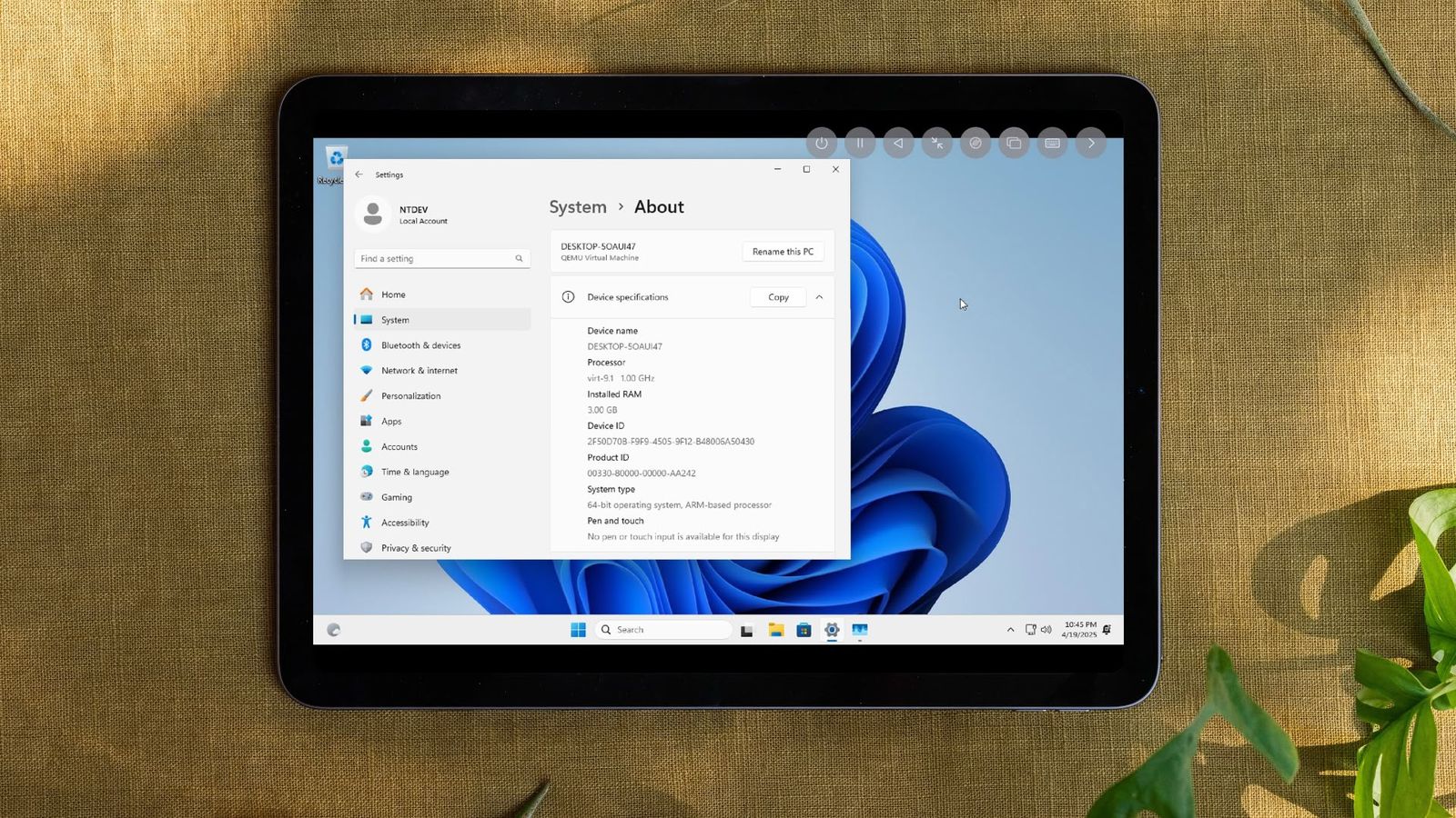 ipad-air-windows-11-ذراع ipad air windows 11 ذراع