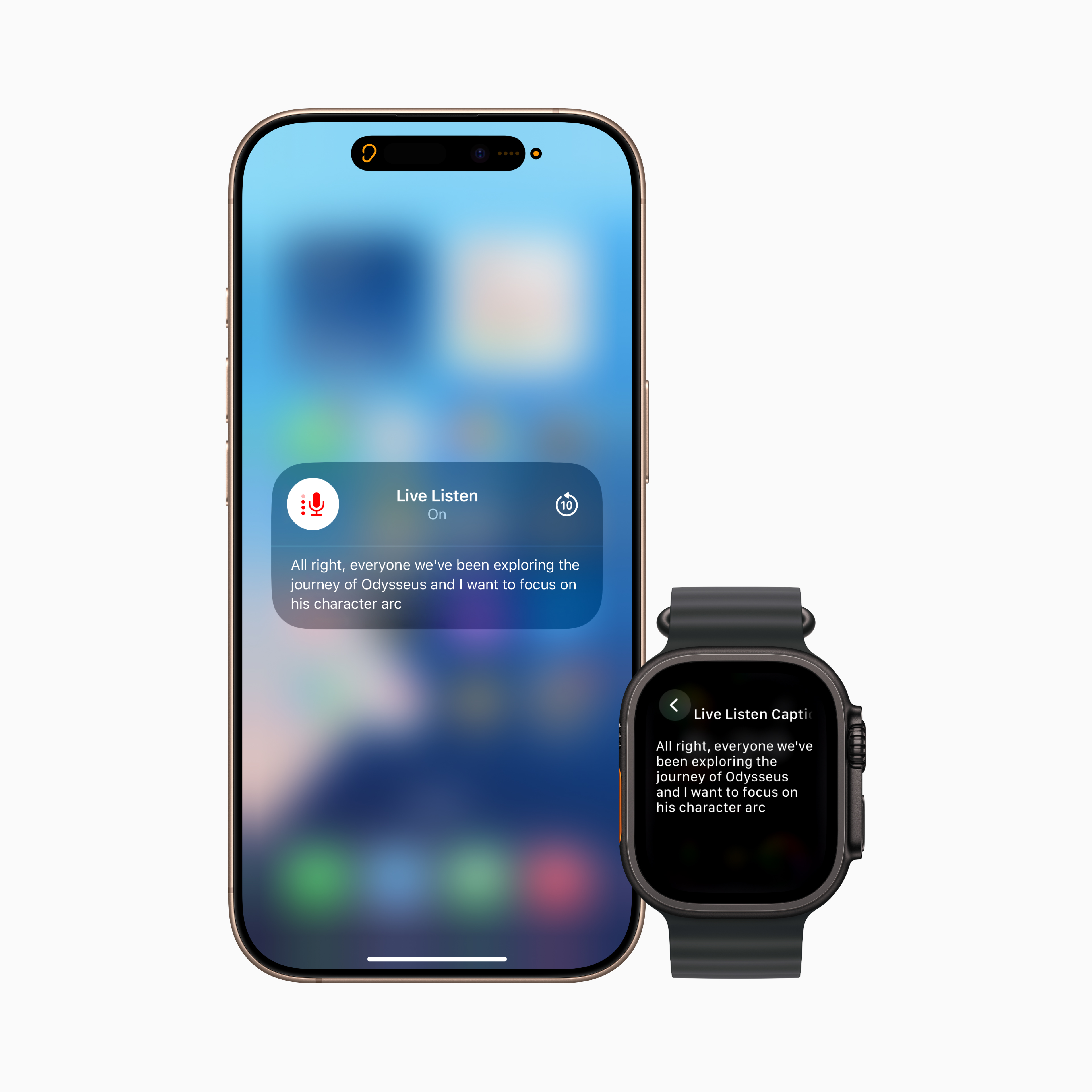 Appleميزات إمكانية الوصول - الاستماع المباشر Apple ميزات إمكانية الوصول للاستماع المباشر