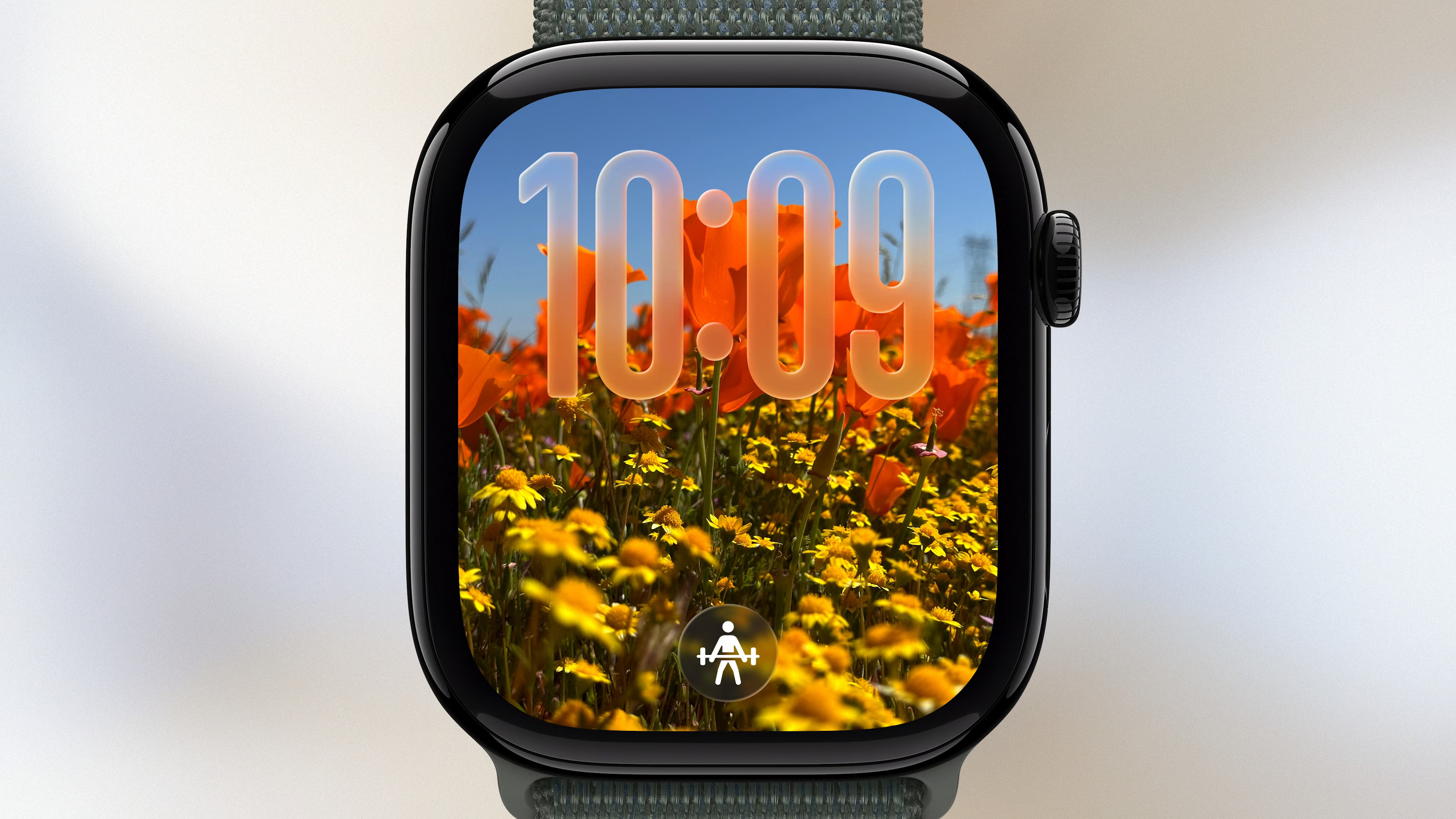 watchOS 26 شاشة قفل زجاجية سائلة watchOS 26 زجاج سائل